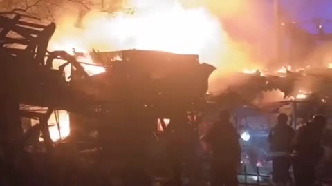🌙💥 Ukraine Russia War | Ukrainian View of Sumy Night Strike | RCF