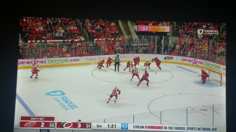 DET vs CAR - Hurricanes Win 3-2