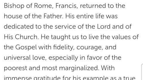 BREAKING NEWS!!! 🚨 Pope Francis has died on Easter Monday at age of 88! 4-21-25