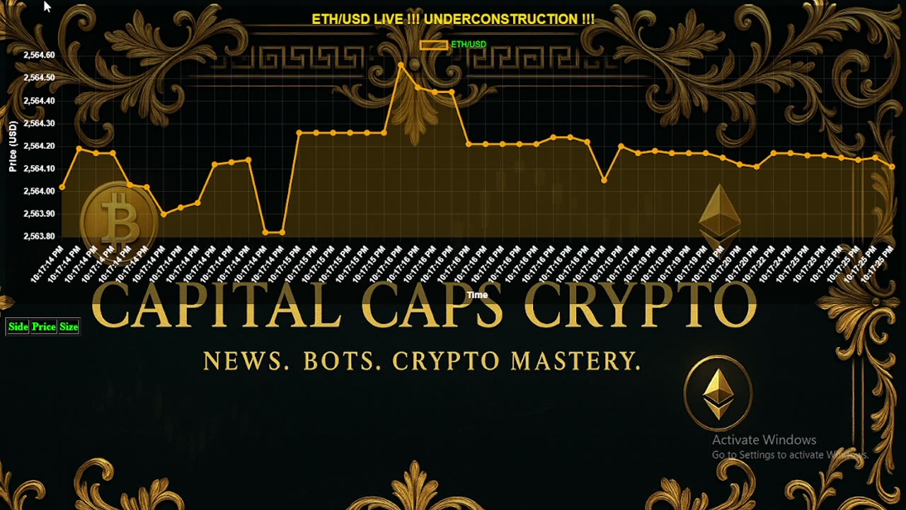 ETH/USD LIVE NO DELAY