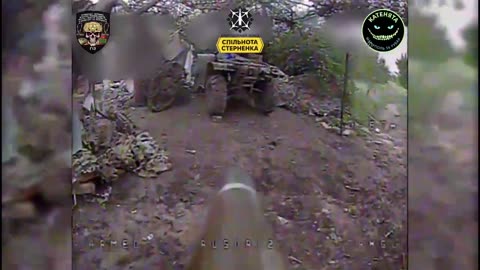 Ukrainian Drones Sneak into Russian Camp