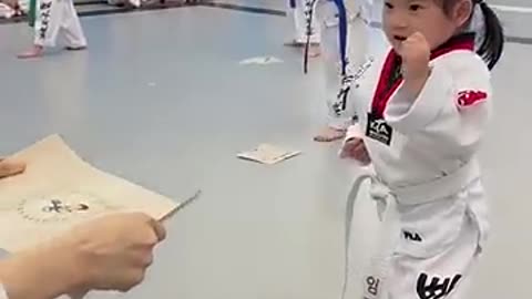 This Girl Is a Pro At Taekwondo #shorts