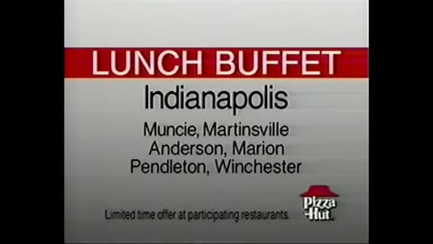 May 4, 1993 - Pizza Hut Lunch Buffet is $3.99