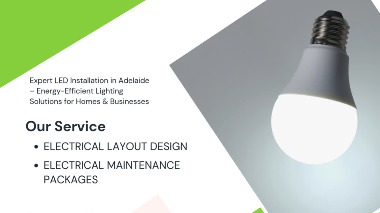 Expert LED Installation in Adelaide – Energy-Efficient Lighting Solutions for Homes & Businesses