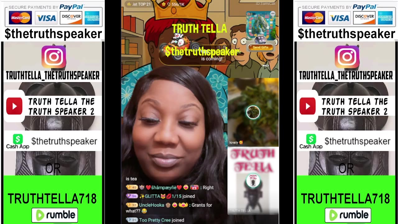 QUEEN TOMIKAY 3RD SHIFT LIVE DEBATE WITH TRUTH TELLA ABOUT DL TRANNY CHASER SUPER AUTO
