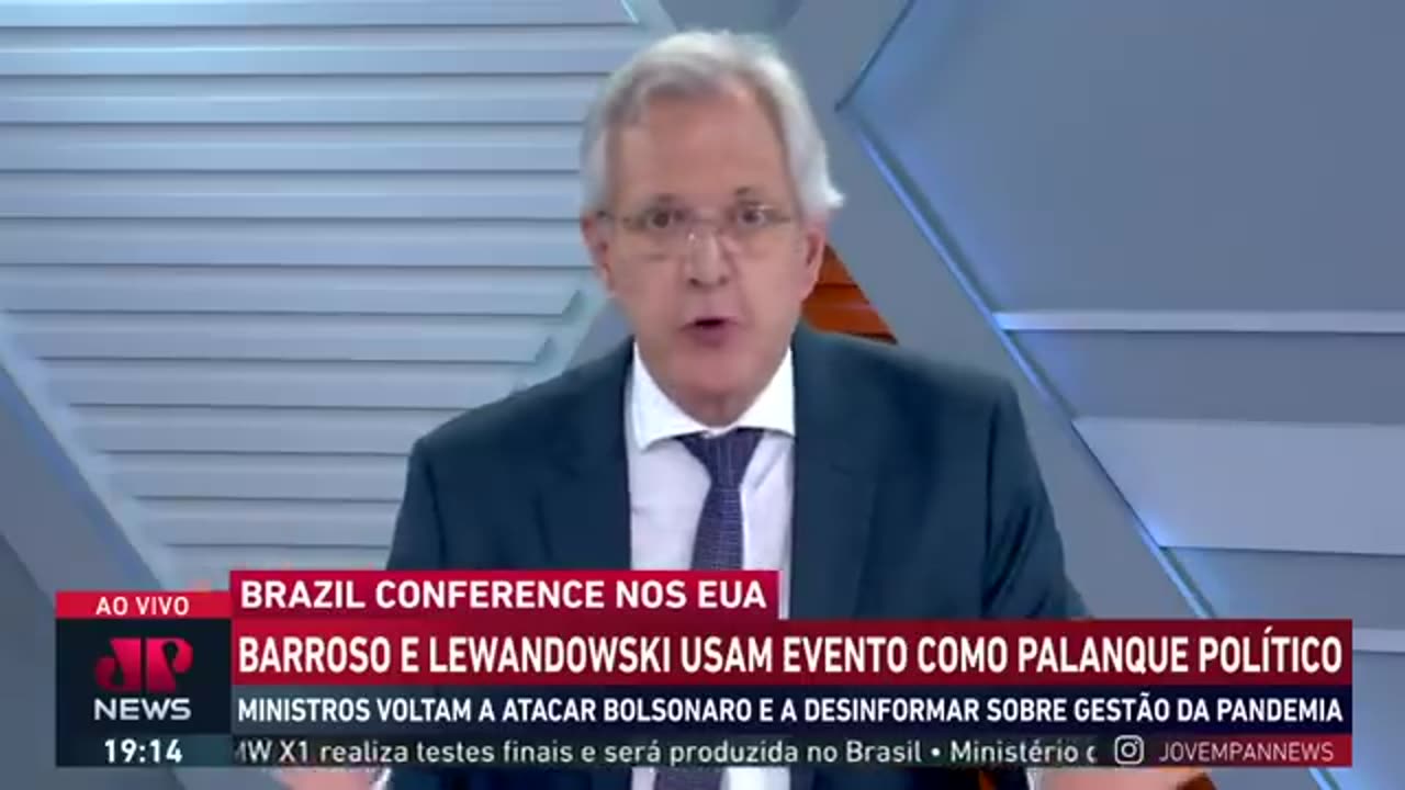 Os Pingos nos Is 2022/04/11: Barroso e Lewandowski usam evento nos EUA como palanque contra Bolsonaro.