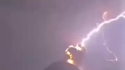 Lightening destroyed mountain epic compilation