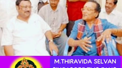 ONE SUN ONE TMS LEGEND M.THIRAVIDA SELVAN SINGAPORE TMS FANS 2025