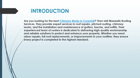 Looking for the best Chimney Works in Crownhill