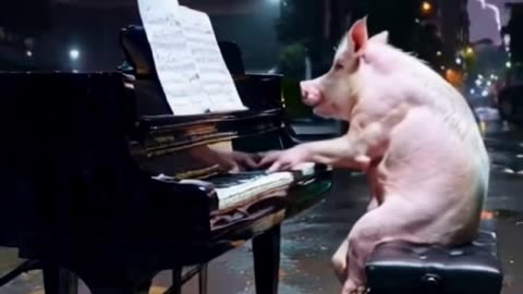 #ai #pig #piano #fyp