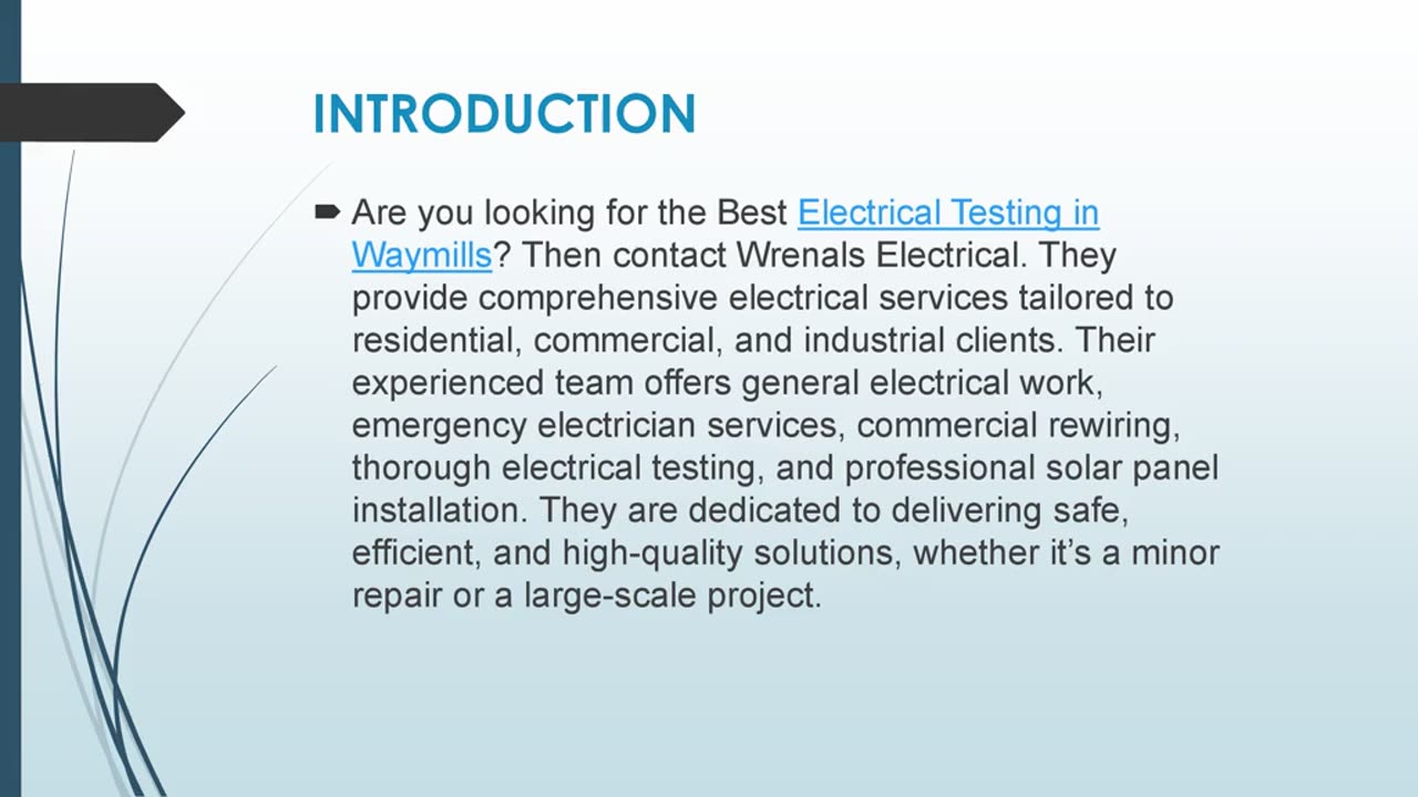 Best Electrical Testing in Waymills