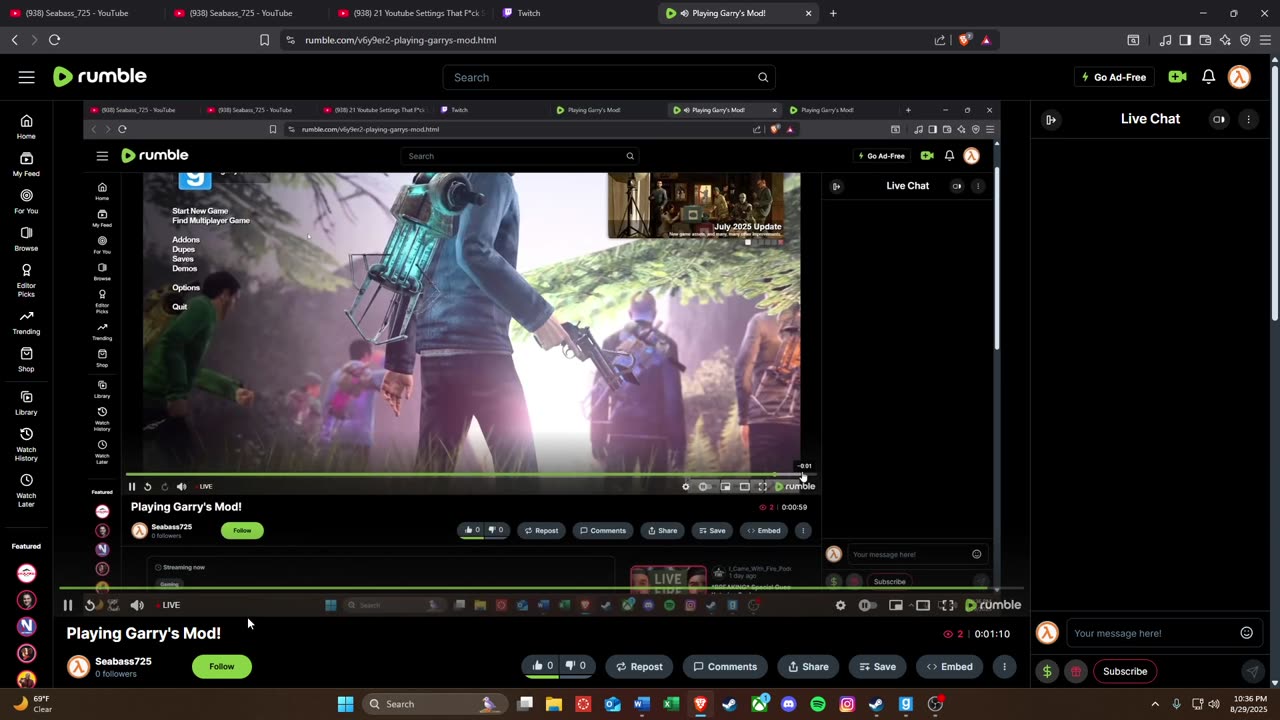 Playing Garry's Mod!