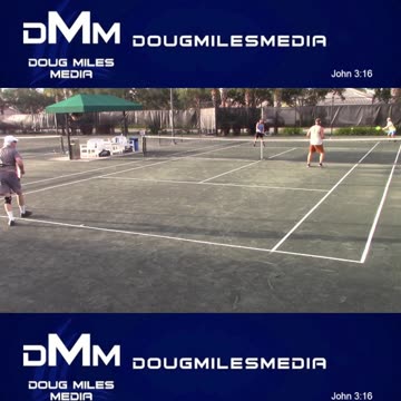 THAT'S A GOOD DOUBLES SERVE AND VOLLEY POINT!