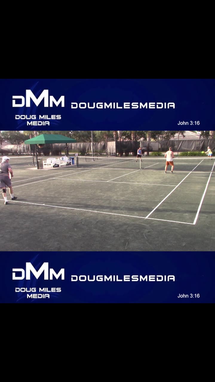 THATS A GOOD DOUBLES SERVE AND VOLLEY POINT!