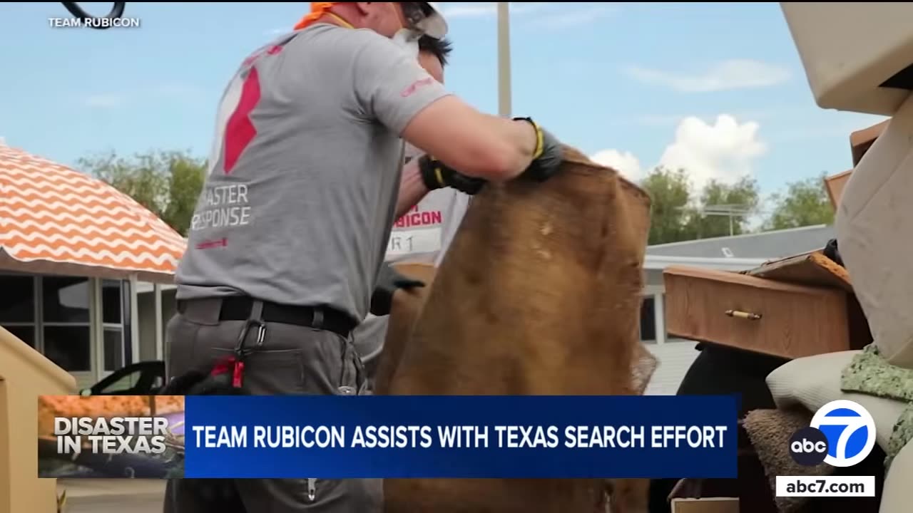 Team Rubicon assists with Texas search efforts as death toll climbs to 82