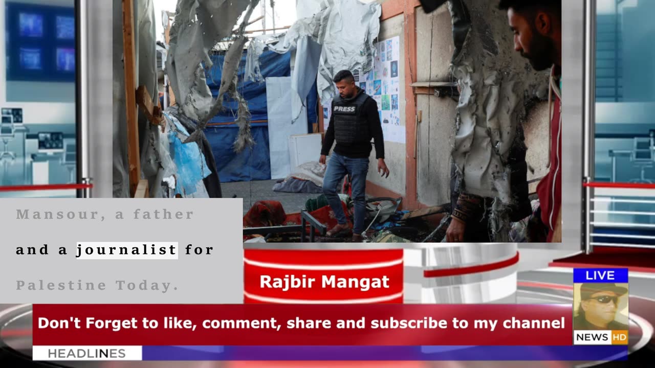 Palestinian journalist burned alive as result of Israeli strikes in Khan Younis