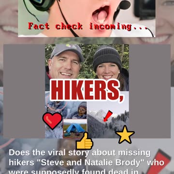Fact Check: Fake Viral Missing Tourists Steve And Natalie Brody Found In Denali National Park Story