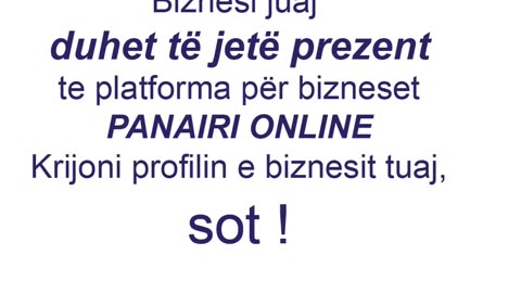Si të zëvendësoni website-in me një profil biznesi në Panairi Online