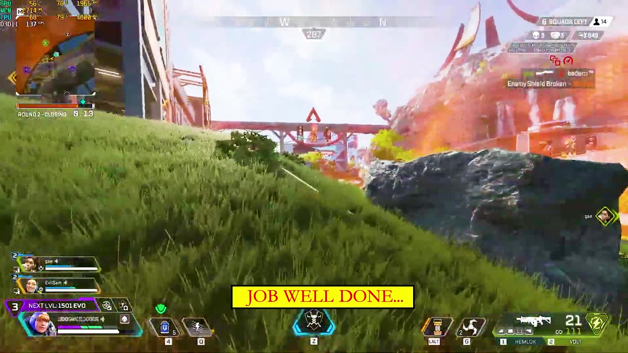 Rampart did the finishing