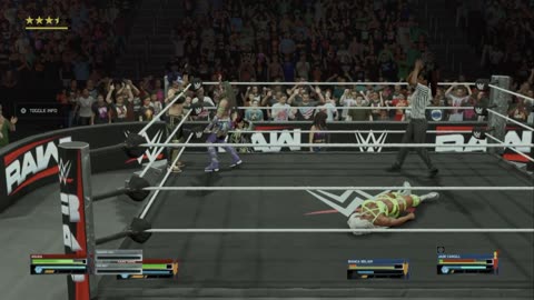 wwe 71 Asuka and Kairi Sane VS Bianca Belair and Jade Cargill