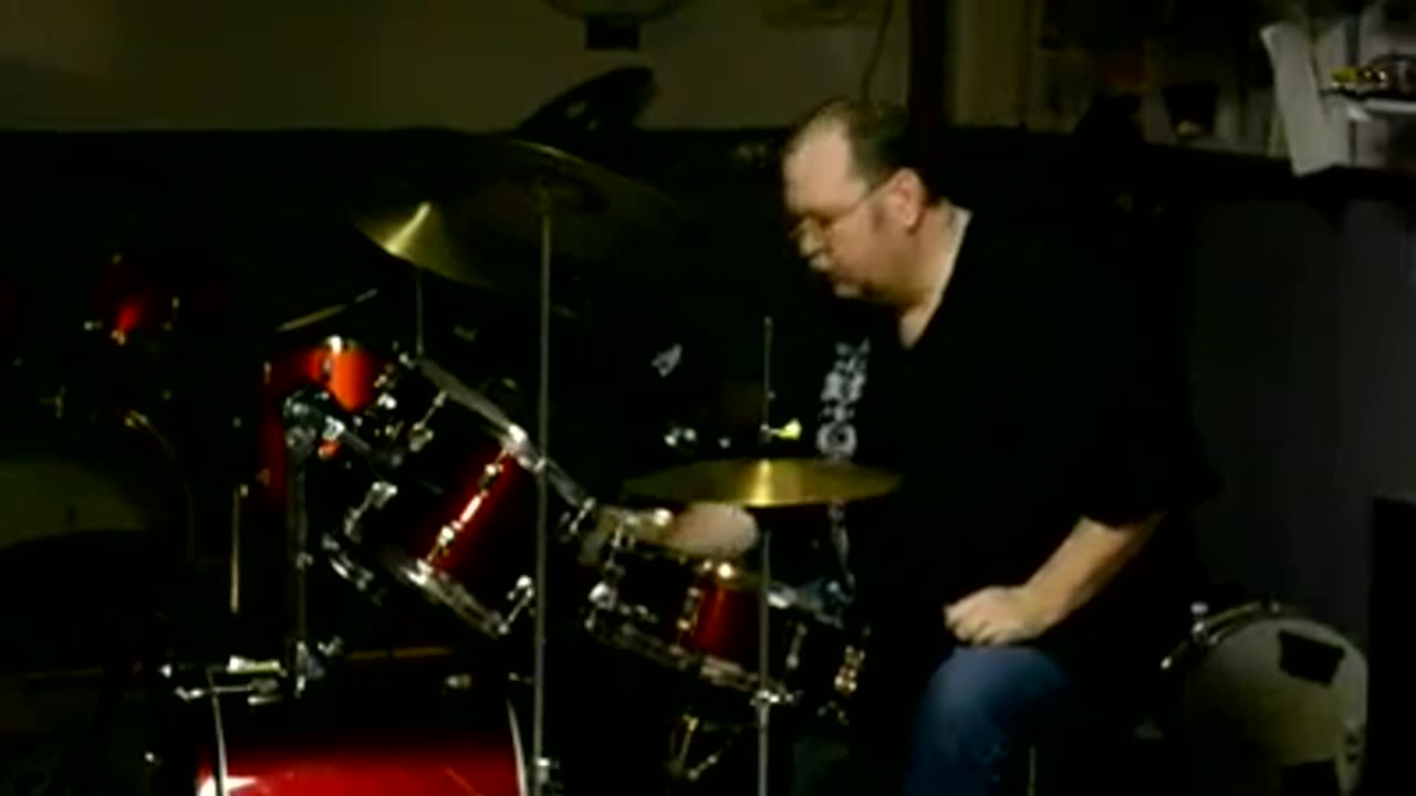 The last few minutes of a 10 minute drum solo!