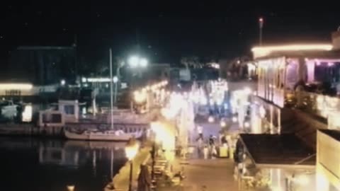 Israel country travel 🇮🇱 Mesmerizing Nighttime Views of Israel's Embankment #1 #shorts