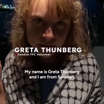 🚨 Greta Thunberg Captured 🚨 The IDF has taken Greta Thunberg