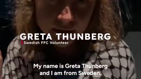 🚨 Greta Thunberg Captured 🚨 The IDF has taken Greta Thunberg