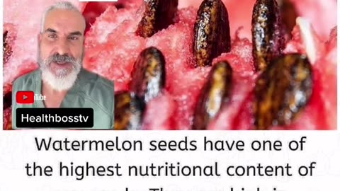 Watermelon seeds have one of the highest nutritional content of any seeds! 🤔 So that’s why all you can find are SEEDLESS 🍉