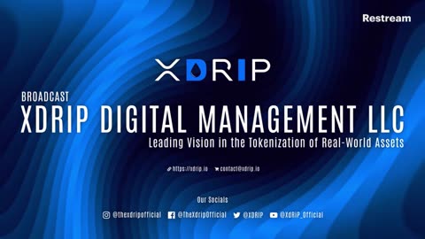 Live Stream With XDRIP Digital Management