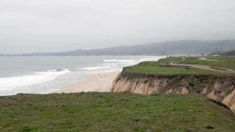 Peaceful Walk on the California Coast 🌊