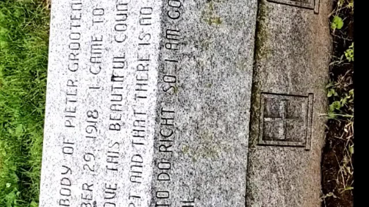 THE ABSOLUTELY BASED GRAVE OF PIETER GROOTENDORST