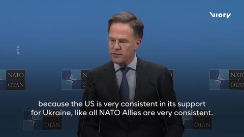 NATO's Rutte stumbles when asked what would happen if the US stops supplying weapons to Ukraine