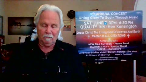 A New Day SunRise:Free Ministry In Christ Wth Billy C May 11-25 Vid B51
