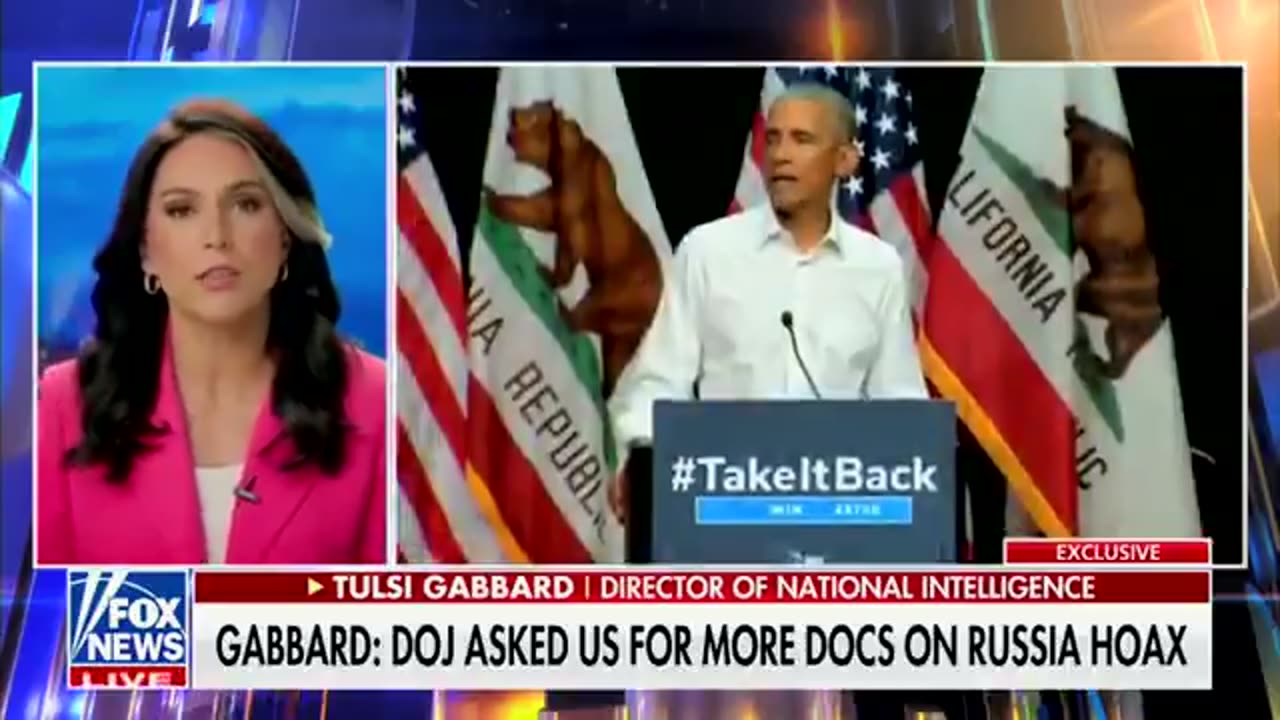 BREAKING: Tulsi Gabbard says there is IRREFUTABLE EVIDENCE that Barack Obama...