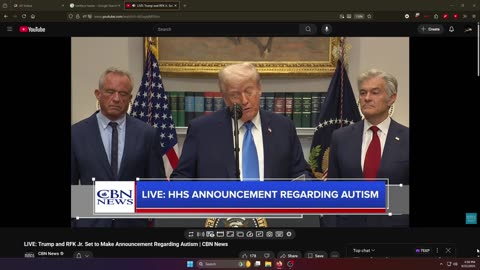 Trump, The Autism Announcement 1