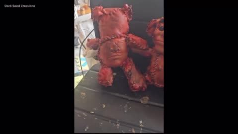 BREAKING⛔️A reported 'teddy bear wrapped in human remains' is revealed as Etsy product