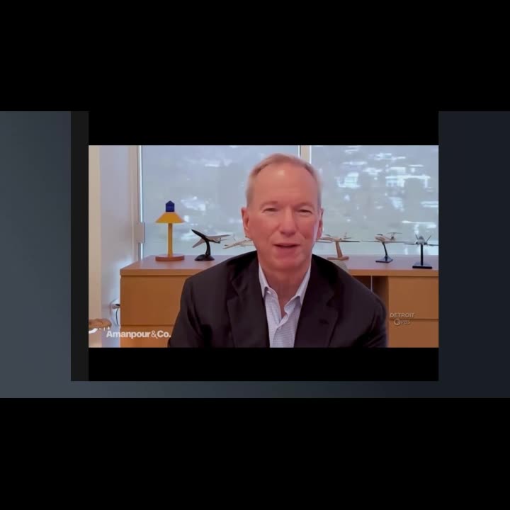Former Google CEO On PBS: How Do You Solve Climate Change? You Need AI To Do That.