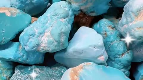 20250730-2 Natural Original Turquoise Rough Hide Earth's Charm