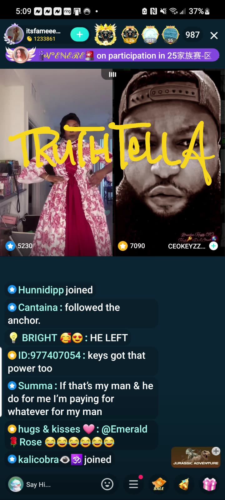 ITS FAMEEE GOING IN ON PRETTY TEETEE & YAYO LINES BRANDON KEYZZ