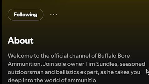 Buffalo Bore is on Spotify!