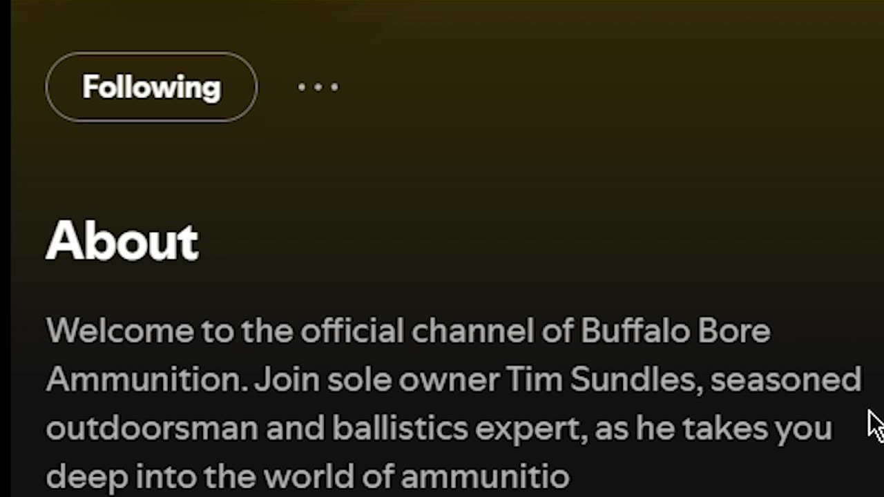 Buffalo Bore is on Spotify!