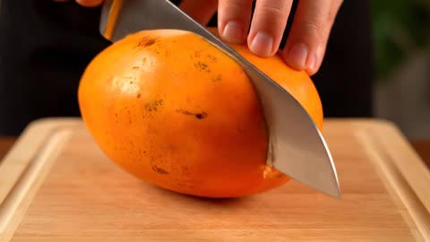 You Won’t Believe This Papaya Inside Color 🌈🔥 | Juicy ASMR