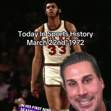 THE HISTORIC SPORTS MOMENT OF MARCH 22nd, 1972