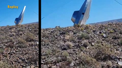Que se passe-t-il ici ? Ça a l'air réel ! Crash d'OVNI