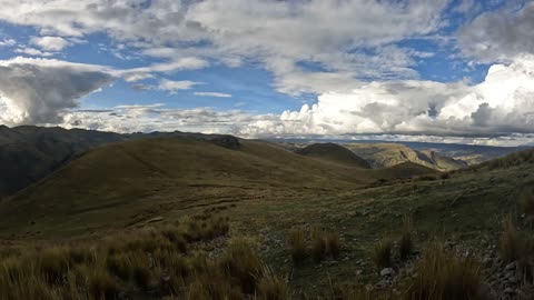 Returing from an adventure directly above the city of Huancavelica