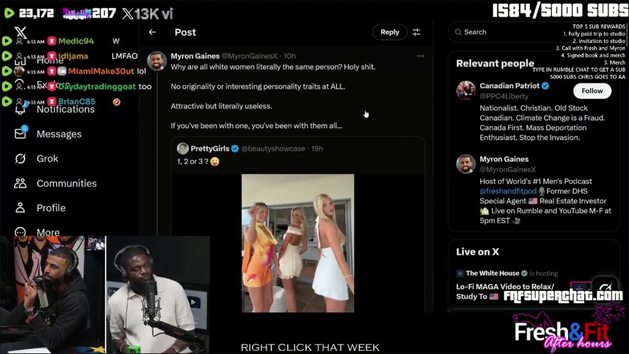 Myron COOKS White Girls And There White Knights