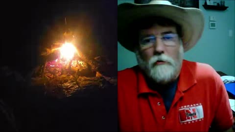 chilling around a campfire let's chat