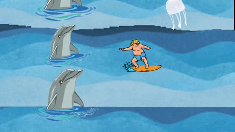 Emoji ocean fun 🐬☀️