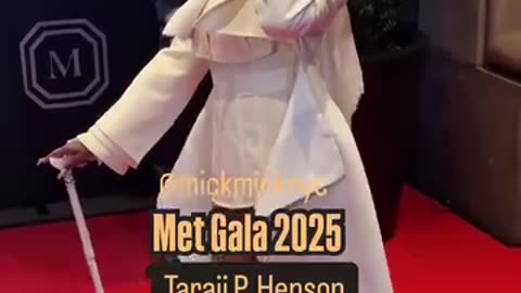 Met Gala 2025 NYC Taraji P Henson